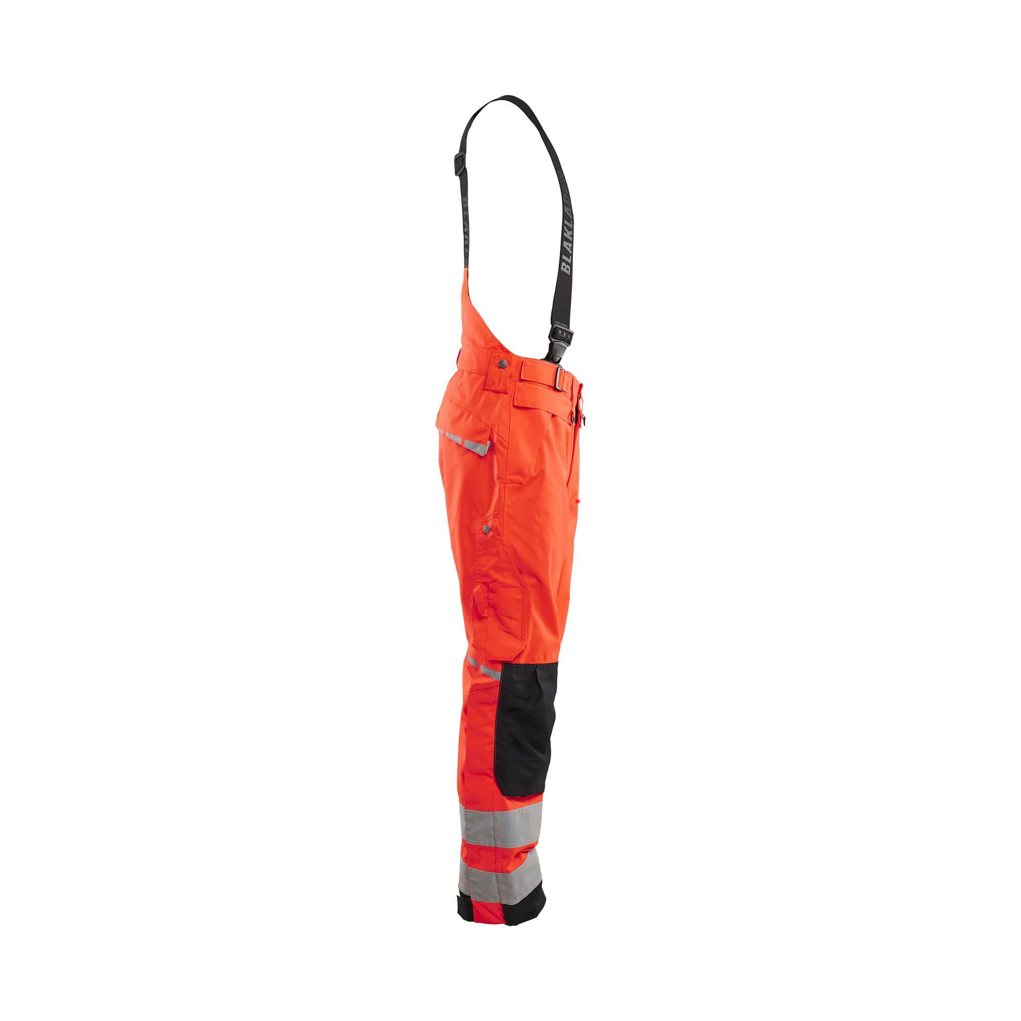 BLAKLADER 18671977 | Hi Vis Shell trousers Hi Vis Reflective Work Trousers Men - Waterproof